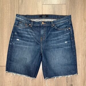 J Brand Mom Shorts Dark Wash Cut Offs